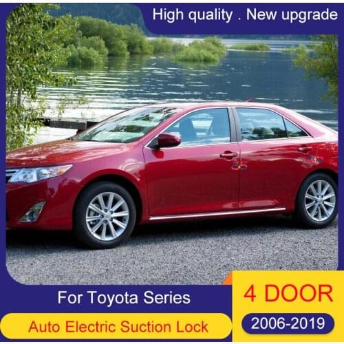 Smart Auto Electric Suction Door Lock For Toyota LEVIN CAMRY YARISL SLENNA Soft Close Door Super Silence Car Vehicle Door