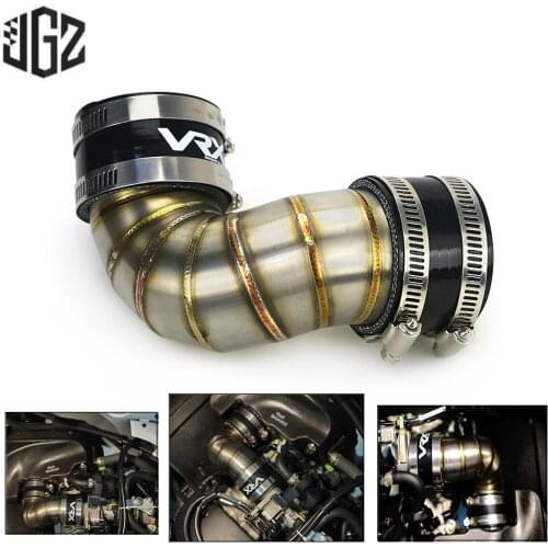 Motorcycle Stainless Steel Exhaust Link Pipe Mount Tube For VESPA SPRINT PRIMAVERA 50 125 150 2013 - 2019 2020 2021 Accessories