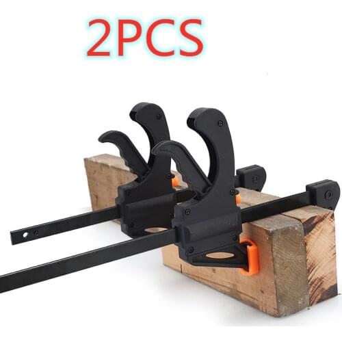 4 Inch 1/2pcs quick ratchet release speed squeeze Wood Working Work Bar Clamp Clip Kit Spreader Gadget Tool DIY Hand Woodworking