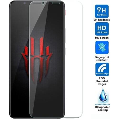 2PCS 2.5D Tempered Glass For ZTE Nubia Red Magic Protective Film Explosion-proof Screen Protector For ZTE Nubia Red Magic