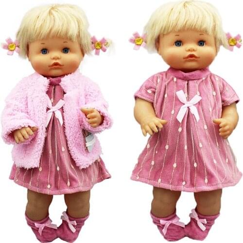 3pcs/set Suit Doll clothes Fit 42cm Nenuco Doll Nenuco y su Hermanita Doll Accessories