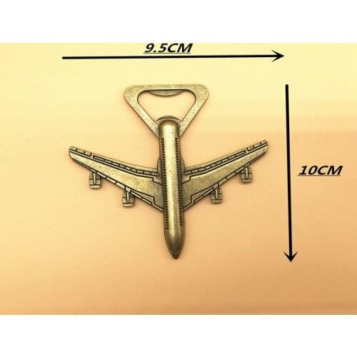 500pcs/lot Wedding Souvenirs Airplane Bottle Opener Antique Bottle Opener Gift Wedding Favors And Gifts No package