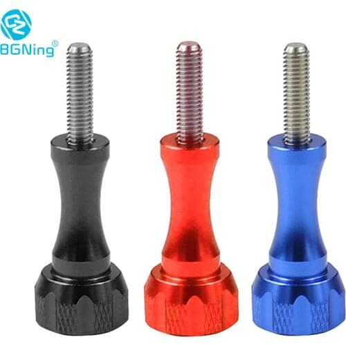 BGNing Aluminum M5 Short/Long Tripod Mount Adapter Thumb Knob Screw Bolt Nut for GoPro Hero 9 8 7 6 5 4 3 SJCAM Yi Action Camera