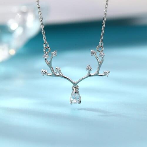 Noble Women Pure 100% 925 Sterling Silver Necklaces Pendant Necklaces Chain Jewelry Accessory Fashion Gift For Girl Party