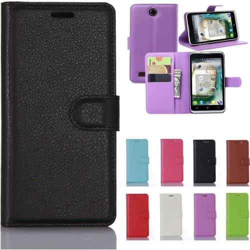 PU Leather Flip Wallet Case Cover For Lenovo A590 Book Stand Cover With Magnetic Clasp Card Slot Cell Phone Bag for Lenovo A 590
