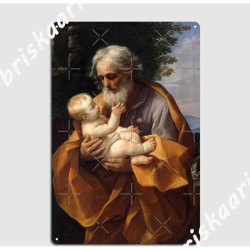 Saint Joseph Saint The Day 19 March Poster Metal Plaque Decoration Club Party Wall Decor Garage Club Tin sign Poster