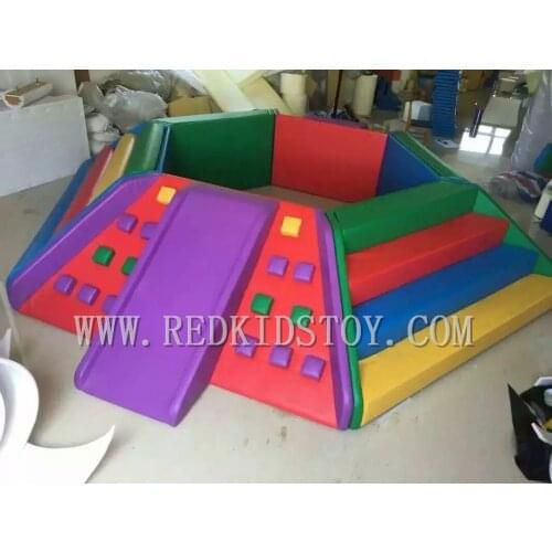 Exported to Thailand Eco-friendly 100% Nontoxic Soft Ball Pool Indoor Soft Playground HZ-61101