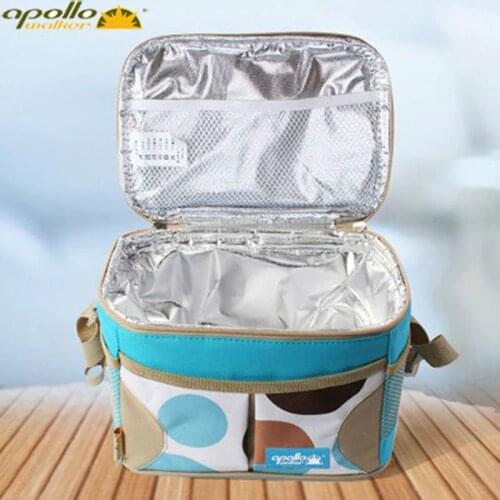 Apollo insulated thermal bag Cooler Bag Portable Cooler lunch box lunch bag ice pack Bolsa Termica 600D Aluminum Foil ice bag