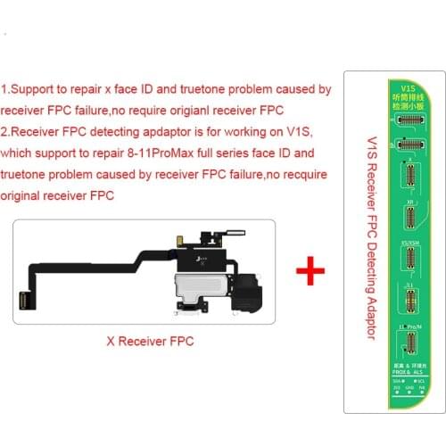 JCID-X Earpiece Floodlight Flex for Repair X XR XS Face ID & Truetone Without Original Receiver PFC Use With JC V1S