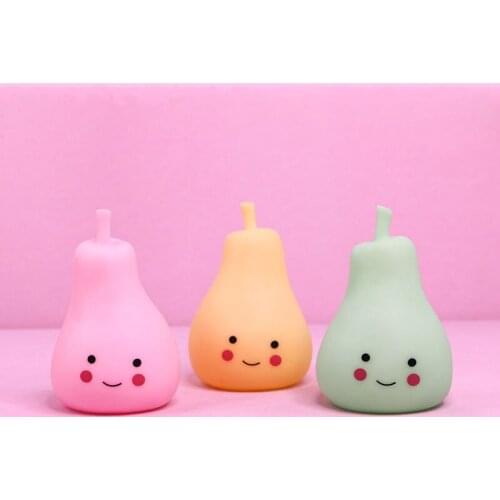 Cute Cartoon Night Light Fruit Shape Bedroom Led Light Childrens Eye Protection with Sleeping Light Birthday Gift Luminous Lamp