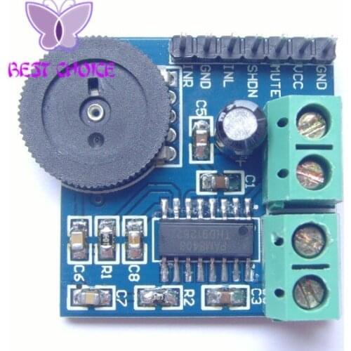 Mini PAM8403 two-channel Double Track Power Amplifier Module Volume Adjustment