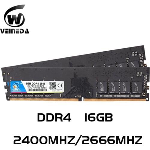 Ddr4 16 gb PC Computer RAM 8GB 16GB Memory DDR 4 PC4 2400 2666Mhz Desktop DDR4 Motherboard Memoria 288-pin