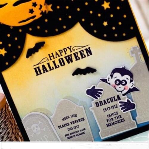 Night Sky Star and Words Metal Cutting Dies Stencils for DIY Scrapbooking Decorative Crafts Embossing Paper Cards New 2018 Die