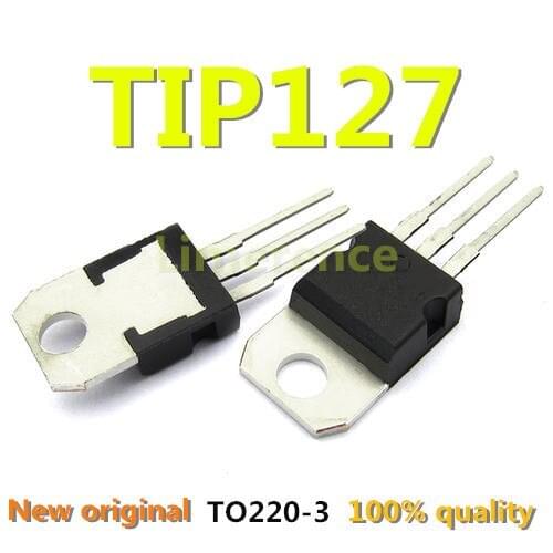 100% nuevo 50 unids/lote original c TIP127 TO-220 5A100V Transistor