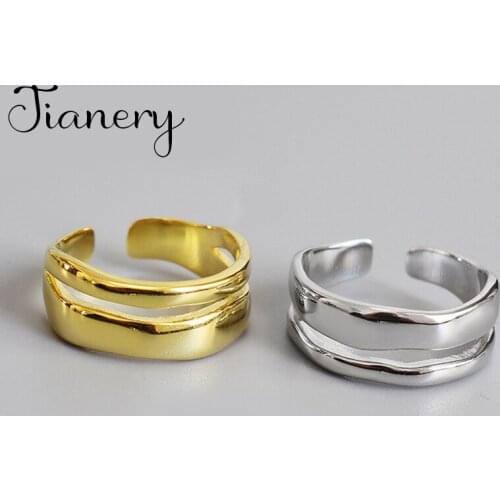 New Hot Gothic Chains Rings For Women Wedding Rings Ladies Accessories Fashion Charm Jewelry Wholesale 2021