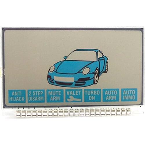 Russia version B6 lcd display for starline B6 lcd remote two way car remote controller free shipping