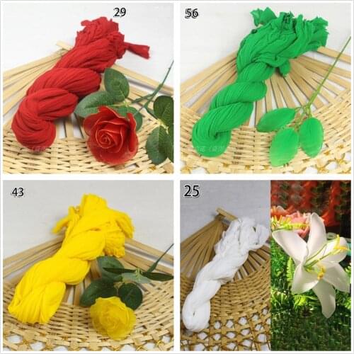 20pcs Nylon Stocking Flower DIY Flower Making Material Artificial Silk Flower Accessories Handmade Craft Wedding Supplies