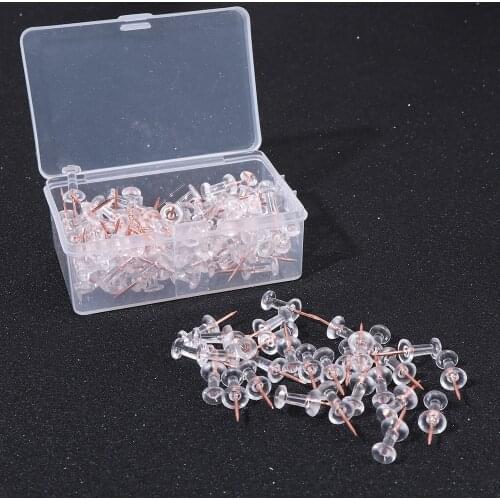 200pcs Practical Push Pin Useful Thumbtack Decorative Wall Nails Map Tacks DIY Supplies Home Accessories for School Office