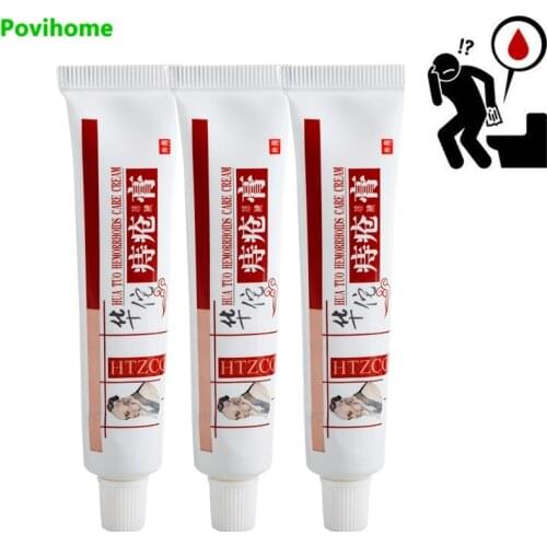 3pcs Hemorrhoid Ointment Huatuo Herbal Plaster Painkiller Effective Chinese Traditional External Anal Fissure Medical Cream 25g