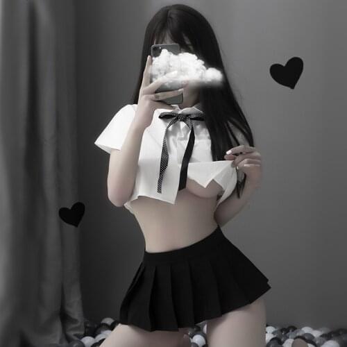 Anime Cosplay Costume Cute Girls Kawaii Japanese Lingerie Sex Skirt Top Underwear Set Slutty Clothes Sex Hot Sexi Sissy Nighties