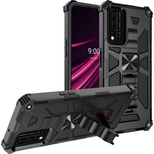 Military Armor Case For TCL T-Mobile Revvl V+ 5G Shockproof Kickstand TPU Cover For T-Mobile Revvl V Plus Camouflage Back Cases