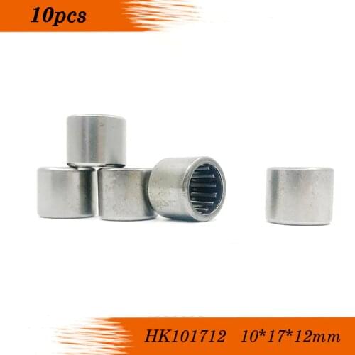 Free shipping 10Pcs HK101712 TA1012 10X17X12MM 10mm x 17mm x 12mmDouble Way Needle Bearing