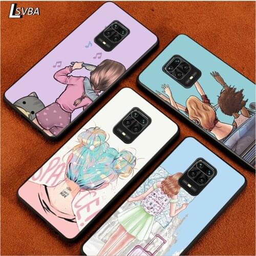 Black Soft Cover My Girl Friends for Xiaomi Redmi Note 9 9S 8 8T 7 7S 6 5A 5 4X 4 Pro Max Prime Phone Case