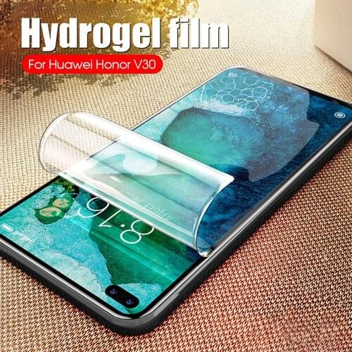 For huawei honor phone screen protector view 30 pro 20 20i 20S lite v30 Not Glass hydrogel film soft full cover protective film
