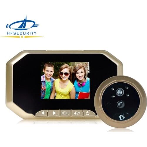 [HFSECURITY Doorbell] 3inch Color Screen No Disturb Peephole Viewer Video Doorbell Door Security Access Peephole Camera