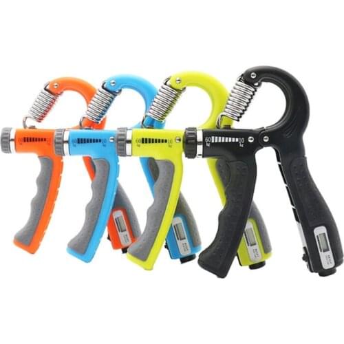 Intelligent Electronic Counting Spring Gripper Hand Grip Strength Meter Training U7EF