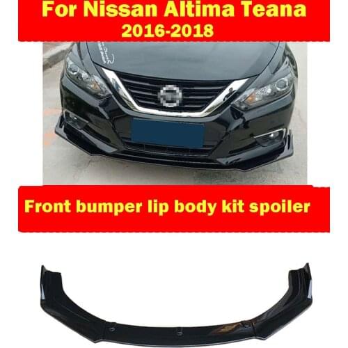 Front Bumper Lip Body Kit Spoiler Decorative Strip Chin Shovel For Nissan Altima Teana 2016-2018/Sentra Sylphy 2012-2015
