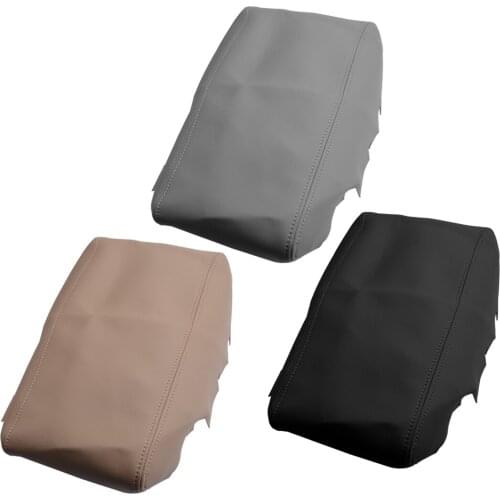 Car Interior Center Console Armrest Lid Leather Skin Cover Cap fit for Nissan Altima 2013 2014 2015 Black/Gray/Beige