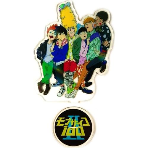 Mob Psycho 100 Mobu Saiko Reigen Arataka Hyaku #B design acrylic standee figurines desk decoration cake topper anime