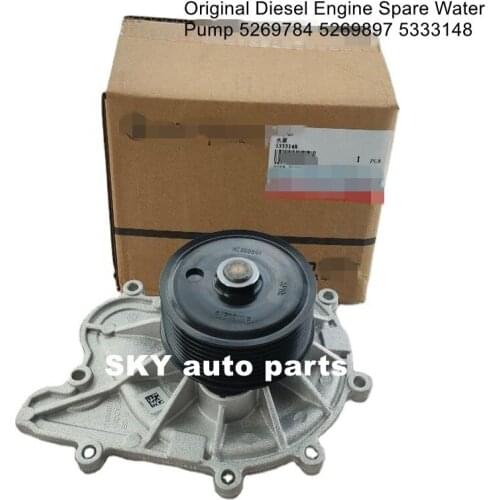 Original diesel engine spare water pump 5269784 5269897 5333148