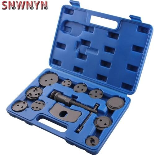 12pcs/Set Universal Car Disc Brake Caliper Wind Back Brake Piston Compressor Tool Kit For Most Automobiles Garage Repair Tools