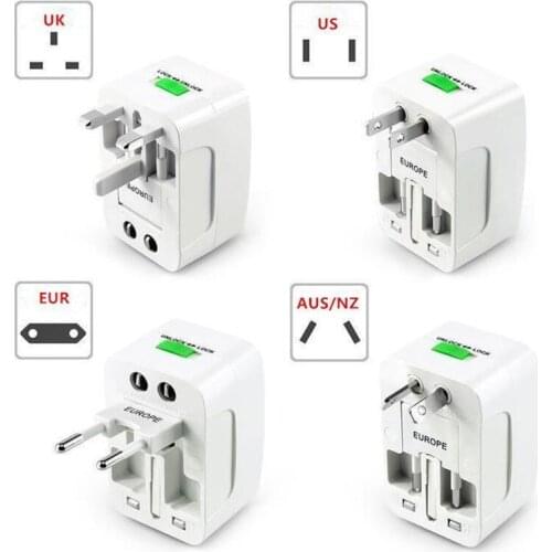 US AU NZ Europe & Universal AC Worldwide Travel Camping Adapter Outlet Converter Power Plug