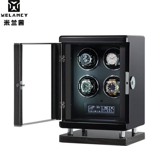 Top Quality Mechanical Watches Winder Box Automatic 2 4 6 Watch Winder Case Remote Control