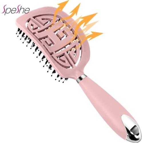 Pop Brush Brosse Detangling Hair Brush Detangler Hairbrush Scalp Massage Hair Comb for Salon Hairdressing Styling