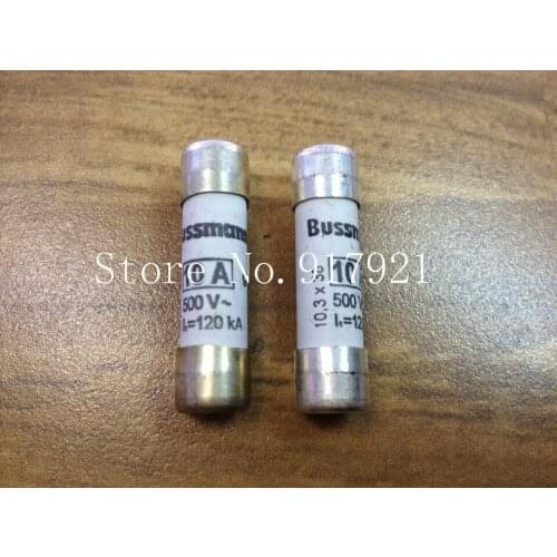 [ZOB] The United States Bussmann C10G10 BUSS 10A500V 10X38 FUSE tube --30PCS/LOT
