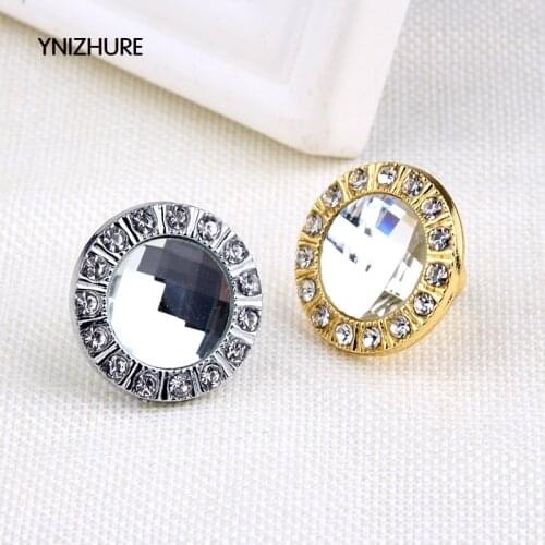 10pcs 30mm Diamond Shape Crystal Glass Alloy Door Drawer Cabinet Wardrobe Pull Handle Knobs Drop Worldwide Store With Screw