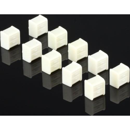 20pcs 1: 50 Scale White Unpaited Bedside Cupboard Model Doll House Miniature Furniture