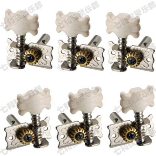 3R3L Acoustic Folk Classical Guitar Tuning Pegs Keys Machine Heads Tuners,flower shaped button ZK-01