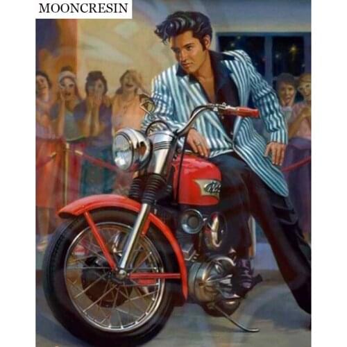 5D Diy Diamond Painting Elvis Presley 3D Mosaic Crafts Painting Rhinestone Embroidery Diamond Cross Stitch Wall Decoration Home
