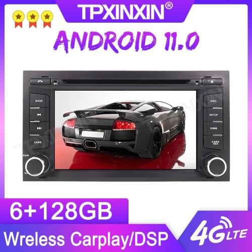 Android 11 6+128G For Seat leon GPS Car Multimedia Player Headunit Audio Radio Navigtion Tape Recorder