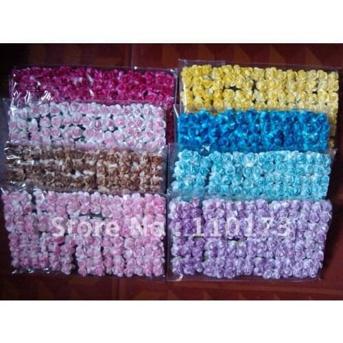 Free shipping scrapbook paper flowers 2.0cm paper rose,Wedding decorating paper blooms,Scrapbooking paper rose blooms