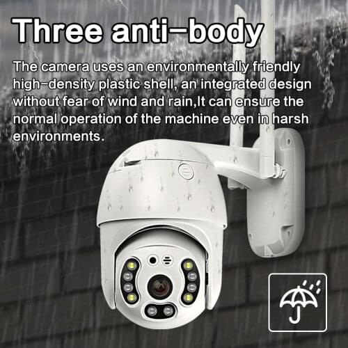 2MP 1080P Wireless PTZ IP Camera AI Humanoid Intercom Baby Monitor