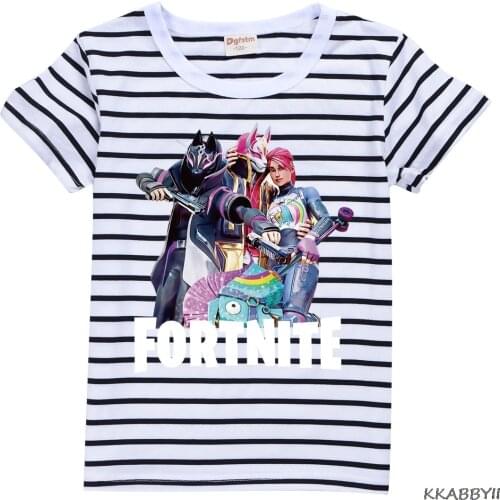 Fortnite Toys Childrens T-Shirts Boys Girls Fortnite Game Summer Tops Tees Kids Casual Clothes For Baby