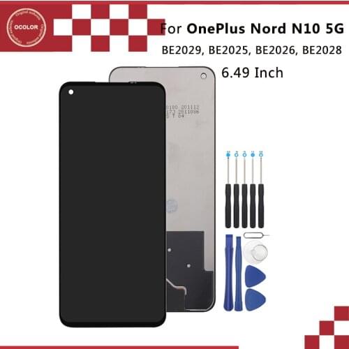 For OnePlus Nord N10 5G/BE2029-25-26-28 LCD Display Replacement LCD DisplayTouch Screen Digitizer Assembly 6.49 Inch