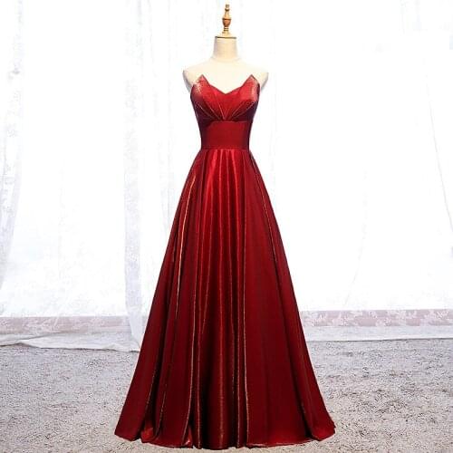 Elegant Red Cocktail Dresses Strapless Luxury Shiny Satin A-Line Christmas Banquet Festival Party Prom Evening Gowns Simple 2021