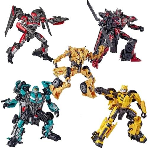 Hasbro Transformers Toys Studio Series 47 57 58 59 61Deluxe Class Hightower Bumblebee Roadbuster Shatter Action Figure Model Toy